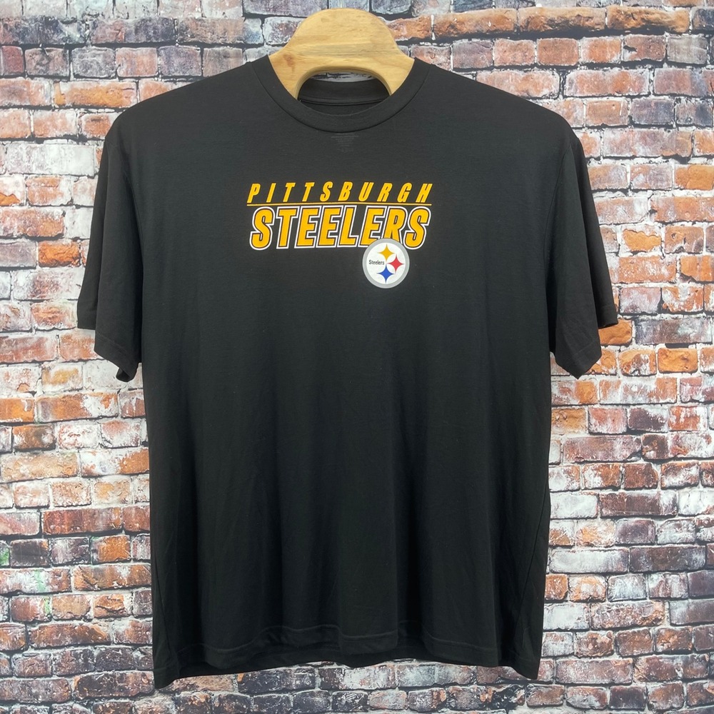 NFL Team Apparel Pittsburgh Steelers Sleepwear T-Shirt Mens XXL Black Logo